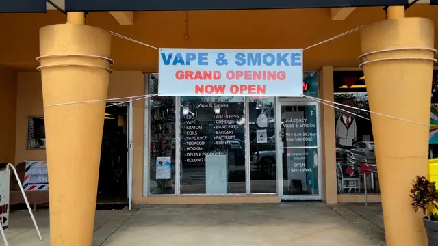 Legacy Vape and Smoke Shop Excotic Snacks & Drinks Store Pompano Beach