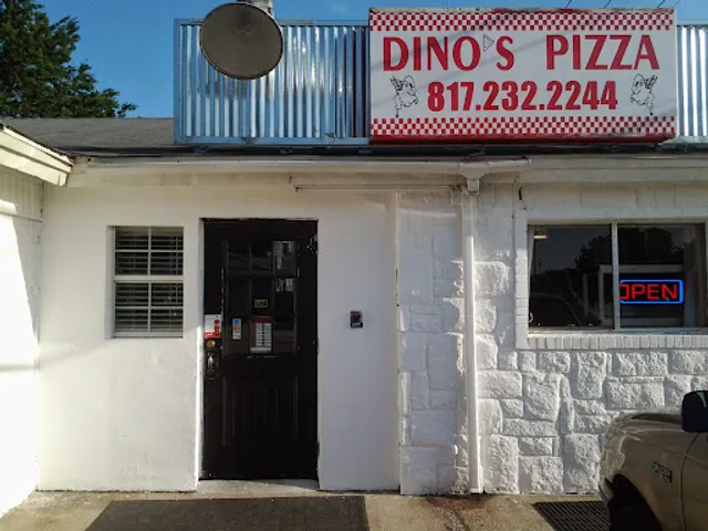 Dino's Pizza In Blue Mound TX - Carry Out Menu - Please call for deliveries.