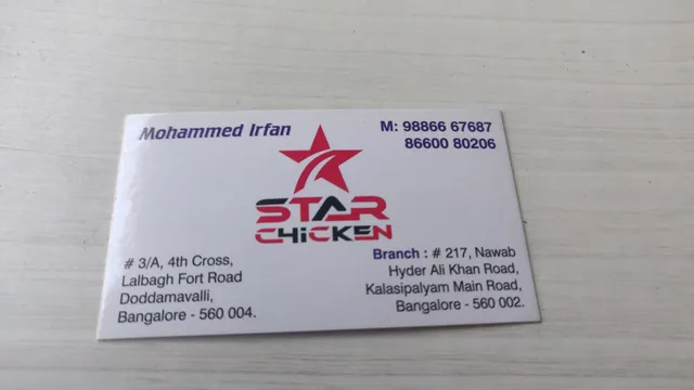 Star chicken centres