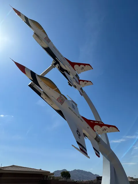 Thunderbirds Sign Nellis Air Base
