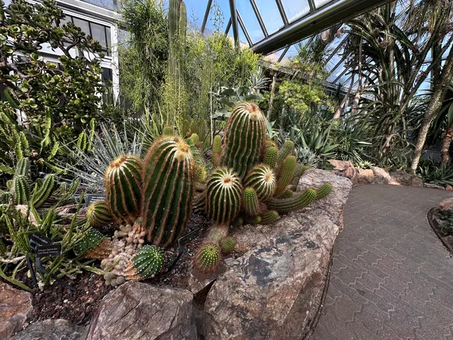 Greenhouses at Chicago Botanic Garden