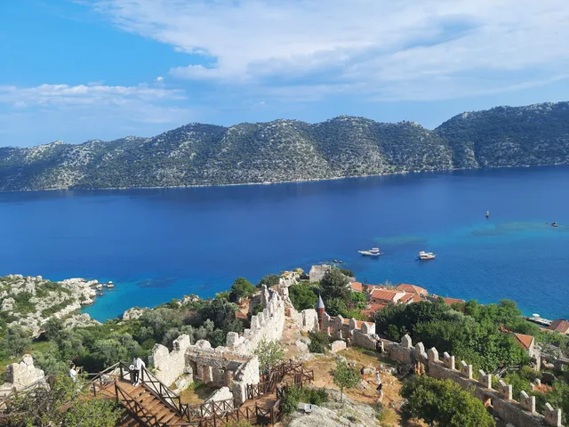 Simena (Kaleköy) Kral mezarları.