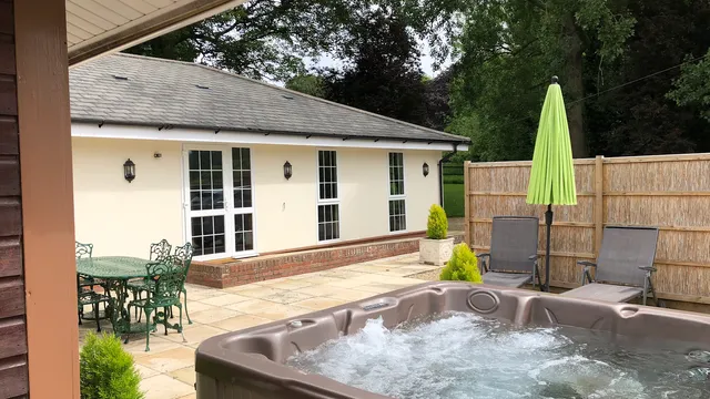 Holiday accommodation with private pool and hot tub