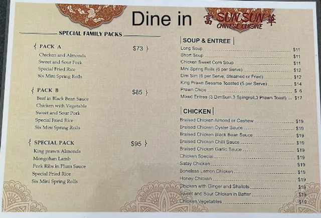 Sun Sun Chinese Cuisine