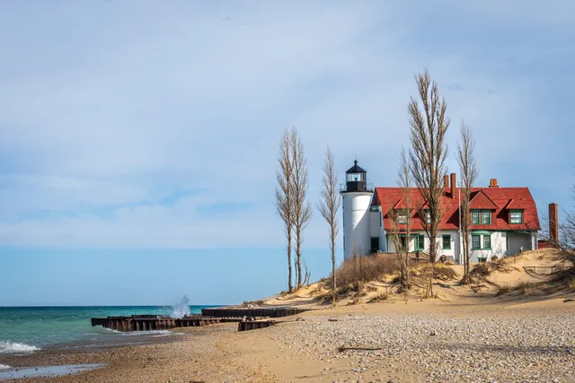 Point Betsie Lighthouse Beach