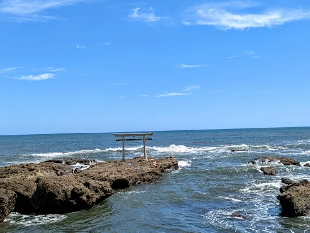 大洗磯前神社・大洗海洋博物館駐車場