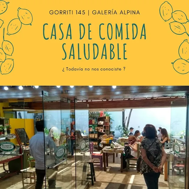 Restaurante Casa de Comida Saludable, prod. de la Esquina de las Flores