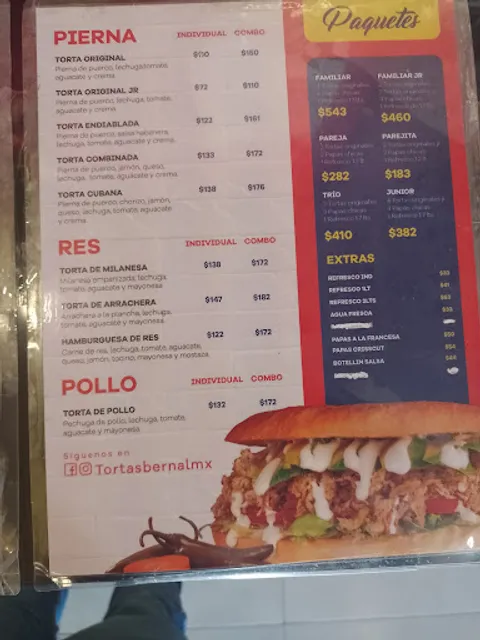 Tortas Bernal Citadina Escobedo