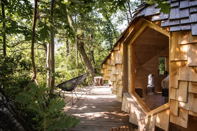 Bulles d'Olive - Nuit insolite bulles & cabane avec piscine et jacuzzi
