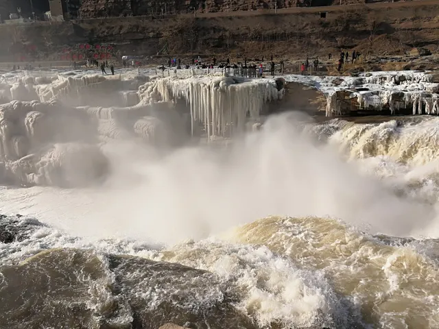 Xuanchuan Huanghe Hukou Waterfall Scenery Spot