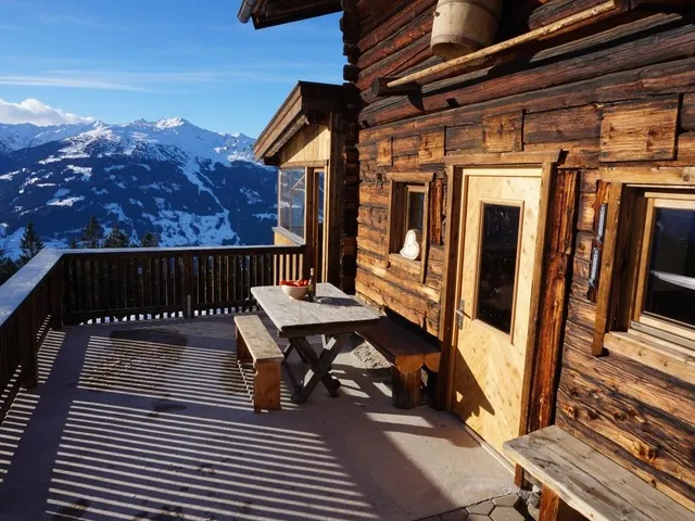 Gipfelblick Hütte im Zillertal
