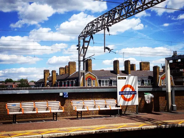 Cambridge Heath Station Forecourt