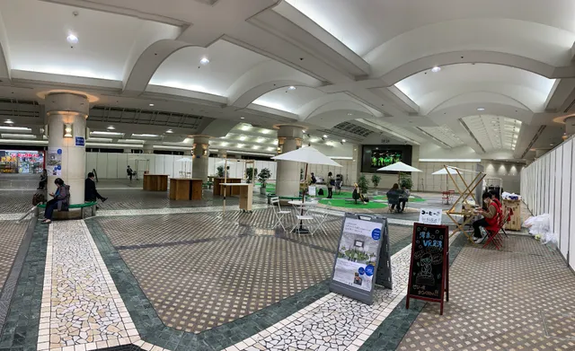 Hiroshima Station south exit underground plaza