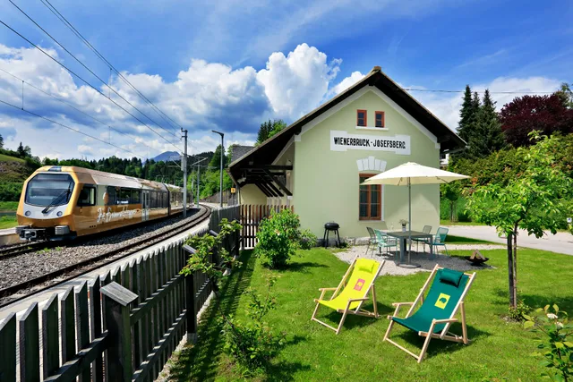 Ferienhaus Urlaub am Bahnhof