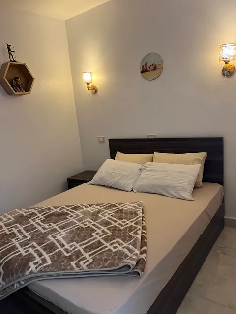 Giza pyramids view homestay