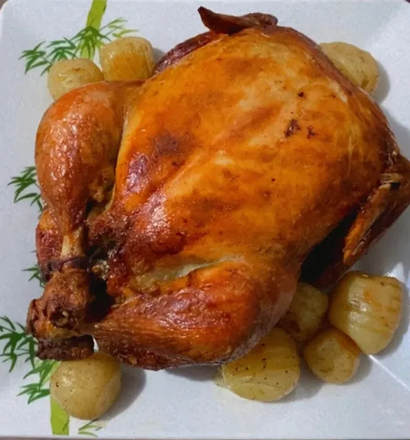 Delicia de frango e assados