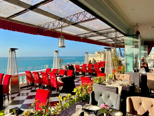 Sky view restaurant Le Metropole hotel