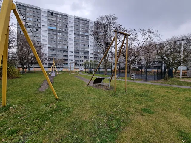 The playground at Bispeengen