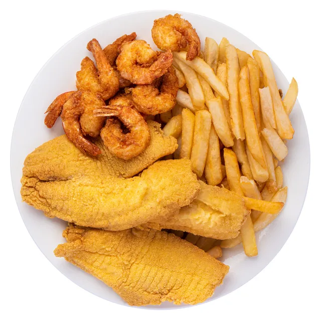 Flounder Fish and Chicken