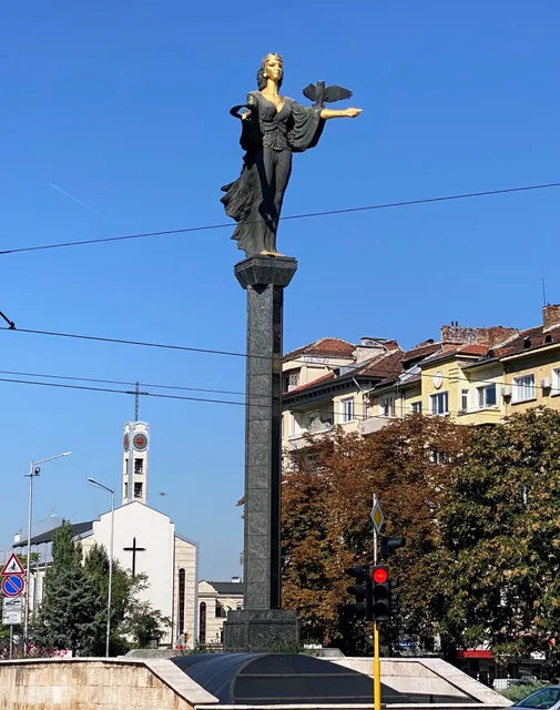 The Monument of Saint Sofia - Patron of City