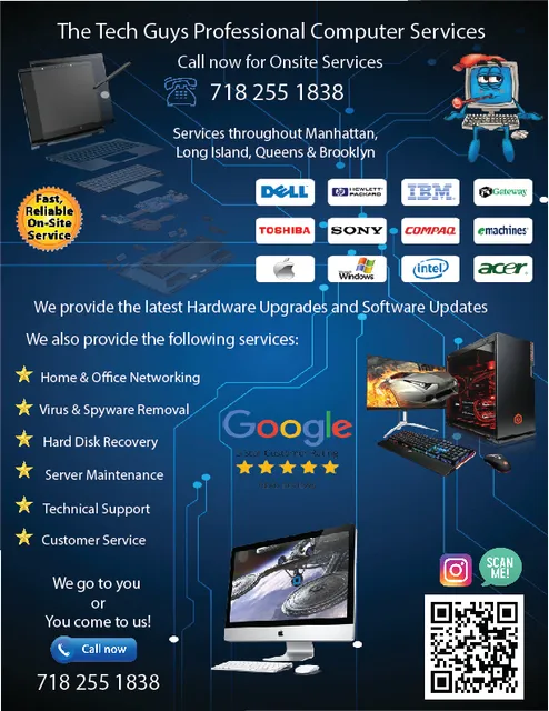 THE TECH GUYS PROFESSIONAL COMPUTER SERVICES