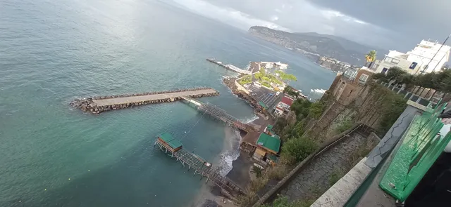 Spectacular view and stairway to beach