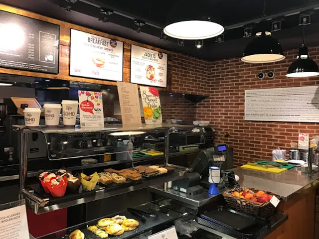 SOHO Coffee Bristol Airport Departure Lounge