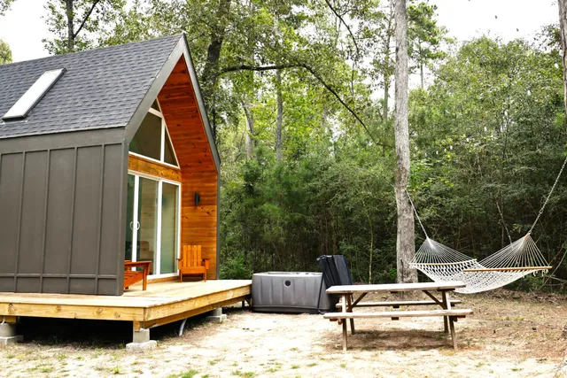 Stay in Babia, Luxury Glamping Cabins with Hot Tubs | Romantic Getaways in Texas