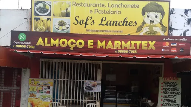 SOF's Lanches Restaurantes Lanchonete e Pastelaria e distribuidora de bebidas