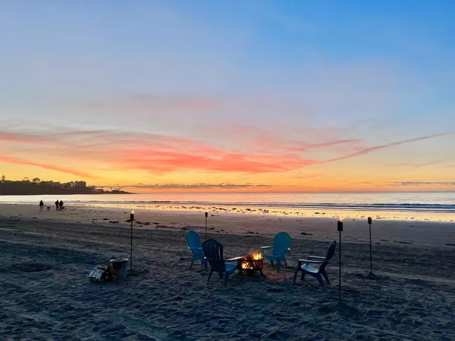 Beach And Bay Bonfires