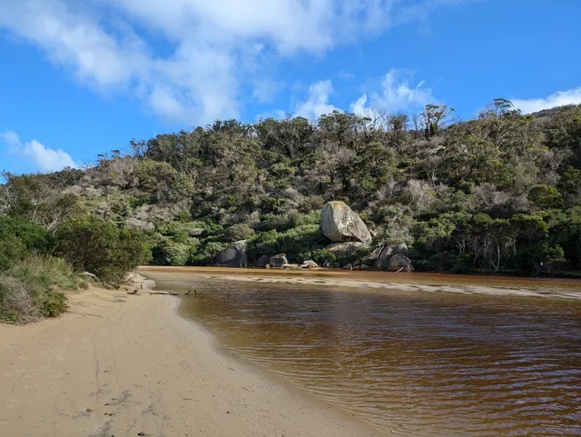 Tidal river swim and picnic area