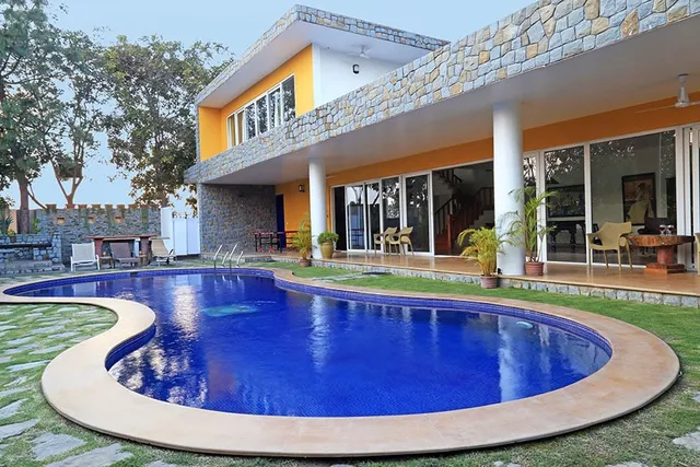 StayVista at The Hideout - Kurukshetra | Holiday Home with Swimming Pool
