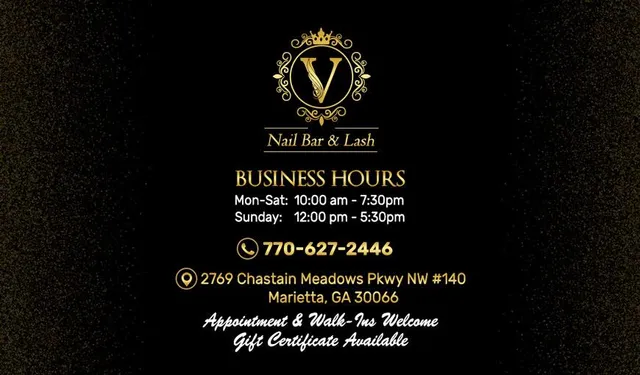 V NAIL BAR & LASH(20% OFF for STUDENTS )
