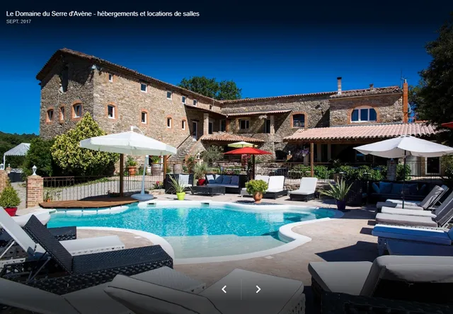Le Domaine Du Serre D'avène Restaurant - Accommodation And Rentals De Salles