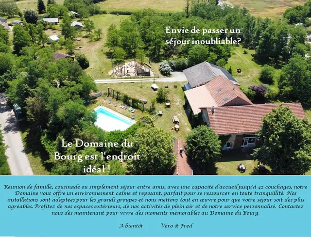 Domaine du Bourg : Chambres, gîtes, repas d'hôtes et camping avec piscine à Gannay-sur-Loire, Allier, Auvergne-Rhône-Alpes