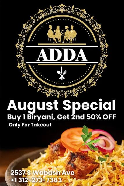 Adda Indian Cuisine South Loop