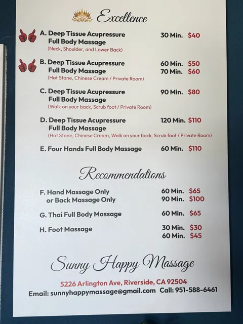 Sunny Happy Massage