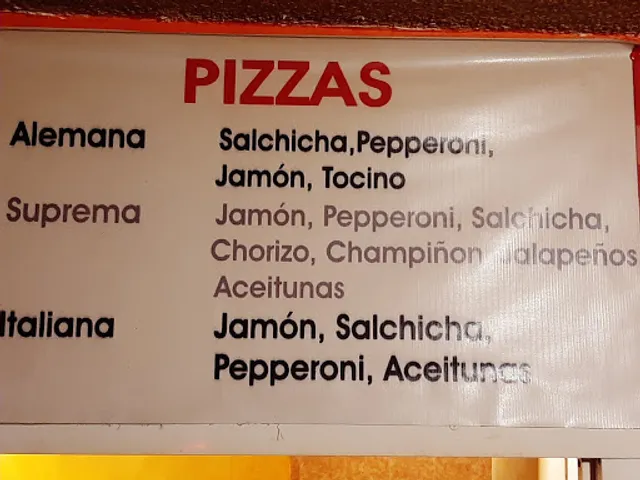 El Sabor de Italia Pizzas