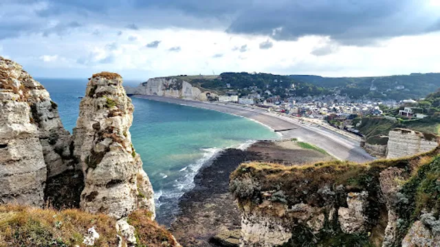 Falaises d'Etretat vues de la mer
