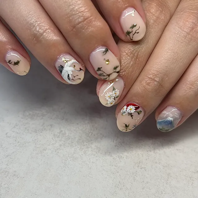 English friendly nail salon Tokyo Cafune