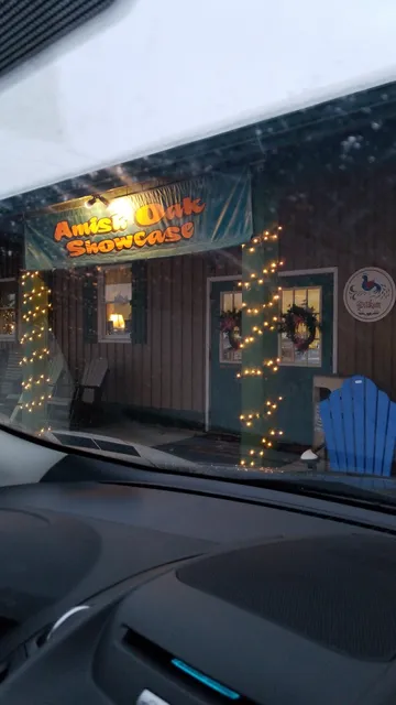 Amish Oak Showcase Furniture