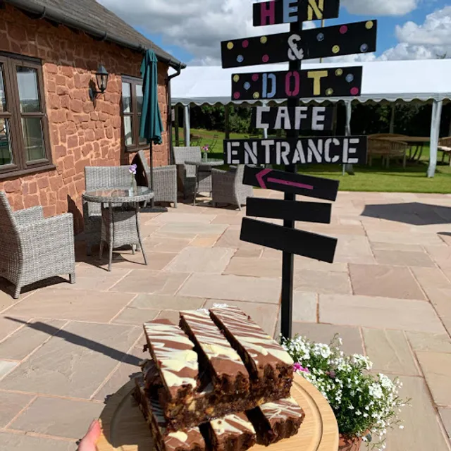 Hen & Dot Cafe at Flanesford Priory