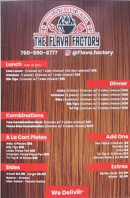 The flava factory bbq/catering