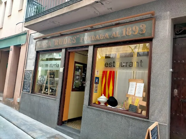 Restaurant vermuteria Casa Rudes desde 1893