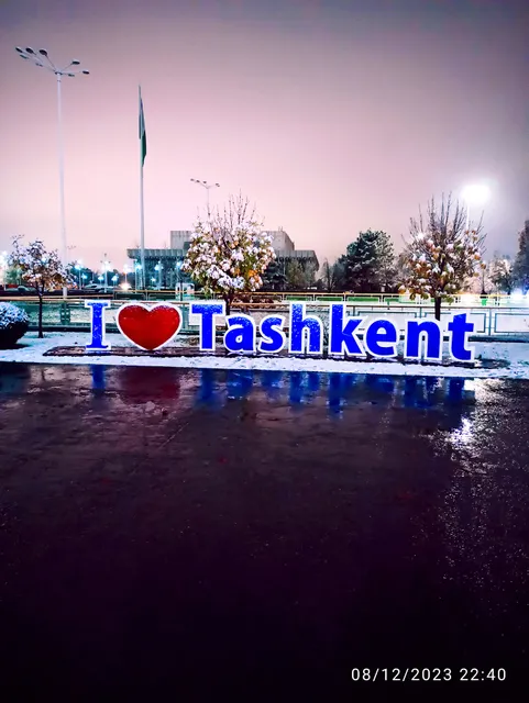 I Love Tashkent Sign