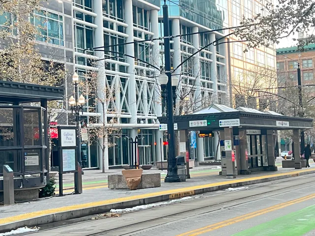Gallivan Plaza Station