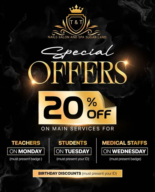 T & T NAILS SALON AND SPA SUGAR LAND