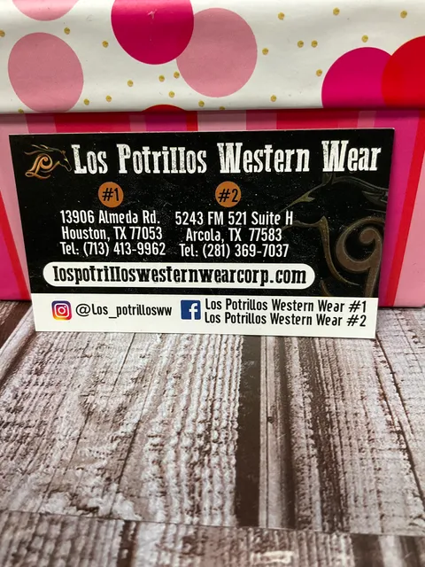 Los Potrillos Western Wear
