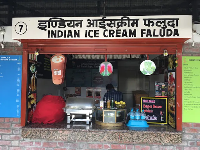 Indian ice cream and kulfi faluda