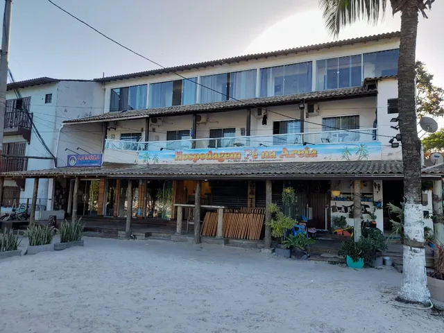 Pousada pé na areia